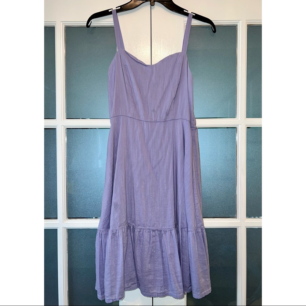 OLD NAVY SOLID PERIWINKLE BLUE SUNDRESS 👗🦋
